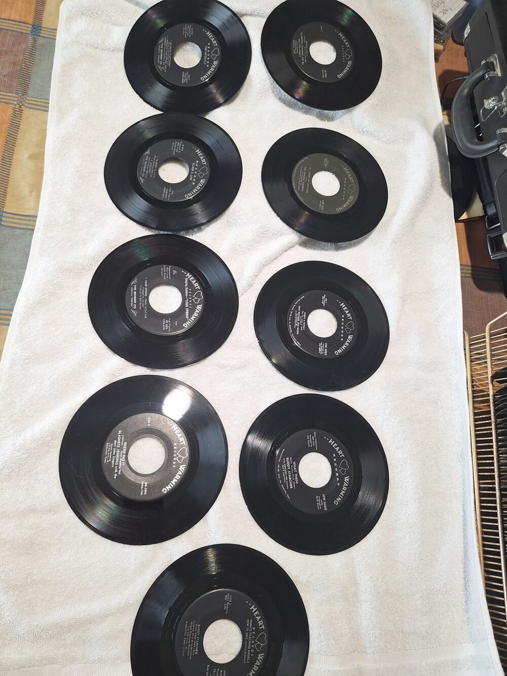 9 Vintage Heart Warming Southern Gospel 45 RPM Record Lot Imperials Rambos VG++